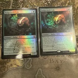 Badgermole Cub Near Mint Foil Mythic Rare 0167 Avatar Magic The Gathering MTG - Image 1