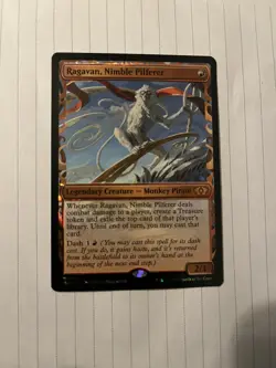 Mtg Ragavan, Nimble Pilferer Showcase Halo Foil Mint Condition Magic - Image 1
