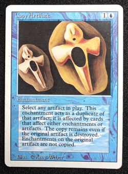 Magic - Copy Artifact - Revised - Blue - MTG - GREAT CONDITION! - Image 1