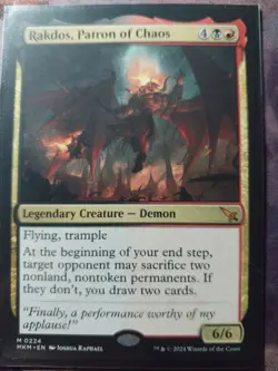 Rakdos, Patron of Chaos Murders at Karlov Manor Regular - Image 1