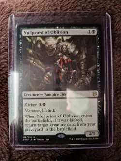 Magic the Gathering MTG - Nullpriest of Oblivion - 118/280 - Zendikar Rising ZNR - Image 1