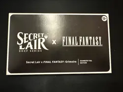 Magic the Gathering MTG Secret Lair X Final Fantasy: Rainbow Foil Grimoire - Image 1