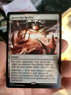 MTG Desecrate Reality CMM - Image 1