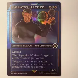 Magic The Gathering Mtg Foil The Master, Multiplied Doctor Who Showcase Rare - Image 1