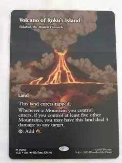Volcano of Roku's Island (Borderless) Avatar: The Last Airbender - Magic MTG - Image 1