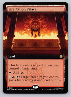 Fire Nation Palace Extended Art- MTG Avatar: The Last Airbender TLA - Image 1