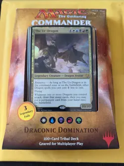 Magic the Gathering Sealed Draconic Dominance, 2017 Commander Deck- English - Image 1