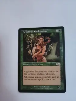 Mtg Argothian Enchantress Urza's Saga Regular - Image 1