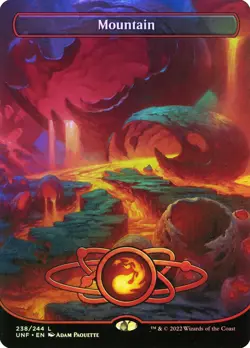 1x NM FOIL Mountain #238 MTG Unfinity SV - Image 1