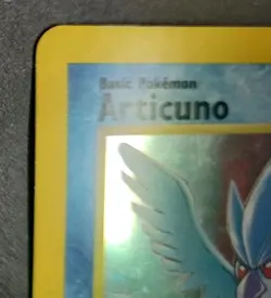 Rare Holographic Pokemon Fossil Set Articuno 2/62 (Unlimited,English) - Image 2