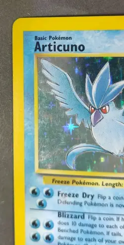 Rare Holographic Pokemon Fossil Set Articuno 2/62 (Unlimited,English) - Image 4