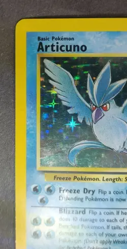 Rare Holographic Pokemon Fossil Set Articuno 2/62 (Unlimited,English) - Image 5