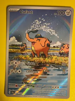 Pokemon TCG Cufant Holo Illustration Rare Full Art Shrouded Fable 076/064 - Image 2