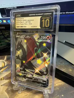 Pokemon Charizard v SSR Shiny Star v Japanese PSA CGC 10 Pristine Card 307/190 - Image 4