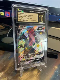Pokemon Charizard v SSR Shiny Star v Japanese PSA CGC 10 Pristine Card 307/190 - Image 5