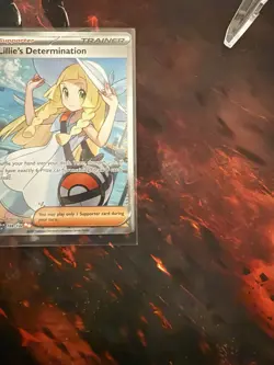 Pokemon TCG Mega Evolution Lillie’s Determination Full Art Trainer Card 169/132 - Image 4