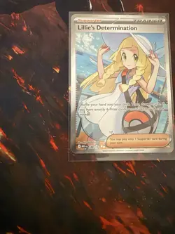 Pokemon TCG Mega Evolution Lillie’s Determination Full Art Trainer Card 169/132 - Image 5