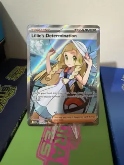 Pokemon TCG Lillie’s Determination Full Art Trainer Mega Evolutions 169/132 - Image 1