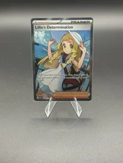 2025 Pokemon Mega Evolution Lillie’s Determination 169/132 Full Art Trainer NM - Image 1