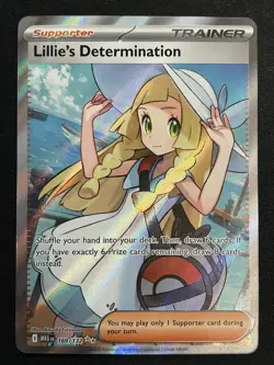 Lillie's Determination #169/132 ME01: Mega Evolution NM Pokemon TCG - Image 1