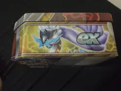 Pokemon Paradox Destinies Tin-Gouging Fire ex Tin w/5 Booster Packs New/Sealed - Image 4