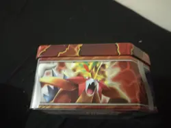 Pokemon Paradox Destinies Tin-Gouging Fire ex Tin w/5 Booster Packs New/Sealed - Image 5