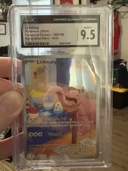 Pokemon - 2024 Temporal Forces #180/162 Lickitung CGC 10 - Image 1