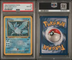 PSA 8 Articuno 1st Edition Holo - Pokemon TCG Fossil 2/62 - Image 3