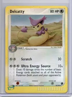 Pokemon Sandstorm Delcatty #34/100 Reverse Holo Uncommon Vintage E-Reader - Image 1