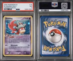 Pokemon 2005 EX Unseen Forces Slowking 14/115 PSA 7 NM - Image 3
