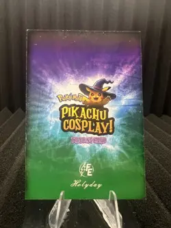 Walking Dead (Pikachu) #E13 Silver Holo Box Hit Electric Pikachu Cosplay Pokemon - Image 2