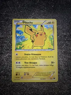 PIKACHU HOLO - POKEMON 5/12 PROMO MCDO MAC DONALD 2013 FR - Image 1
