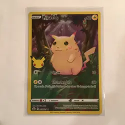 Pikachu Holo Pokemon Celebrations 25 Year Anniversary 005/025 - Image 1