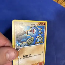 Pokemon TCG Horsea 50/101 Reverse Holo Rare Stamped - EX Dragon Frontiers NM - Image 3