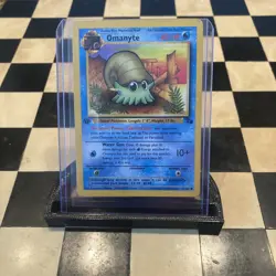 Omanyte Pokemon Base Set Fossil TCG WOTC 1999 52/62 ?? First Edition - Image 1