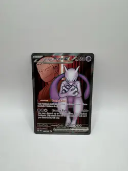 Team Rockets MewTwo ex 213/182 Full Art Destined Rivals Pokemon TCG English - Image 1