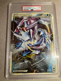 Jumbo Pokemon Palkia & Dialga Legend 101/102 & 102/102 Triumphant Promo PSA 6 - Image 3