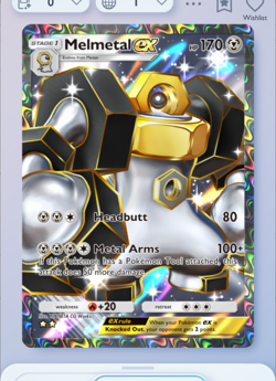 Melmetal Full Art 2?, Pokemon TCG Pocket, Mega-Rising, English - Image 1