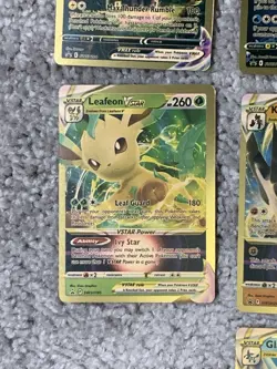 Pokemon 7 Blackstar Promos Lucario,Jolteon,Leafeon&More Gold Foil Fan Art NM! - Image 5