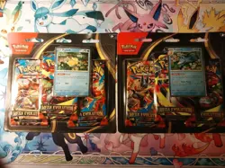 Pokemon TCG Mega Evolution 3-Pack Blister Pack Psyduck & Golduck (Lot of 2) - Image 1