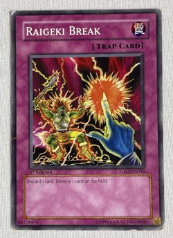 Yu-Gi-Oh! TCG - Raigeki Break - Common - 1st Edition - Image 1
