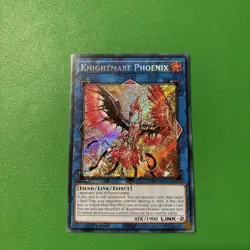 Yugioh! Knightmare Phoenix RA03-EN042 - Secret Rare NM/M Quarter Century Bonanza - Image 1