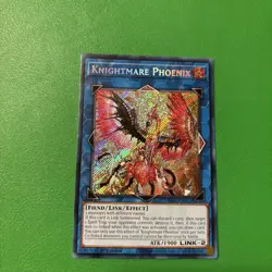 Yugioh! Knightmare Phoenix RA03-EN042 - Secret Rare NM/M Quarter Century Bonanza - Image 2