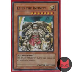 Yugioh Emes the Infinity DBT-EN001 Super Rare LP - Image 1