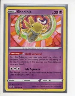 SHEDINJA VIVID VOLTAGE SET RARE NON-HOLO FOIL POKEMON CARD 066/185 NM/M - Image 1