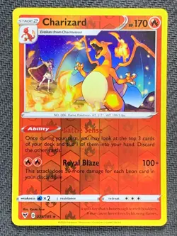 Charizard 025/185 Rare Reverse Vivid Voltage Pokemon Card 2020 Reverse Holo [2] - Image 1