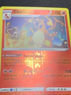 Charizard 025/185 Rare Reverse Vivid Voltage Pokemon Card 2020 Reverse Holo [2] - Image 2