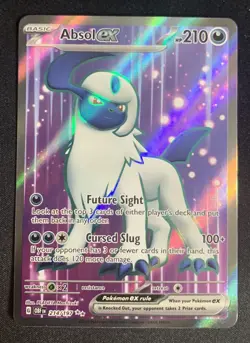 Absol ex 214/197 Obsidian Flames Ultra Rare Holo Pokemon TCG Card NM - Image 1