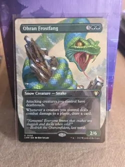 Ohran Frostfang (Borderless) Commander Masters Regular - Image 1