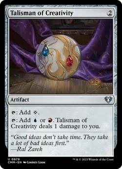 Talisman of Creativity - Commander Masters (CMM) - (Near Mint NM) - Image 1